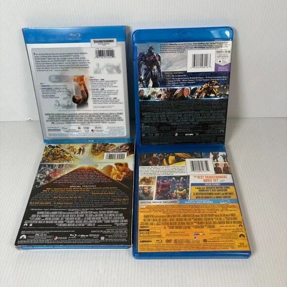 Transformers 4-Movie Blu-ray Collection: Last Knight, Revenge, Bumblebee, 2007 - Picture 2 of 3